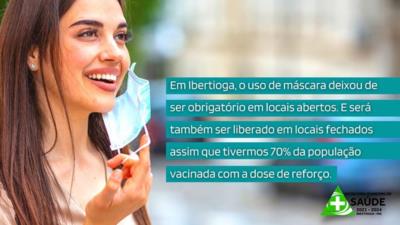 Uso de máscara já é facultativo em locais abertos de acordo com o Decreto nº 1.806/2022