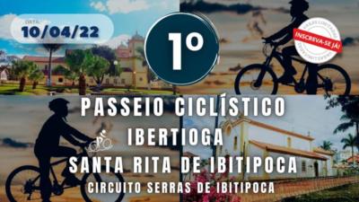 Passeio Ciclístico de Ibertioga até Santa Rita de Ibitipoca tem nova data: 10/04