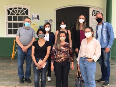 Representantes da Secretaria de Saúde do Estado visitam serviços de saúde mental de Ibertioga