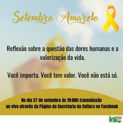 Live pela valorização da vida