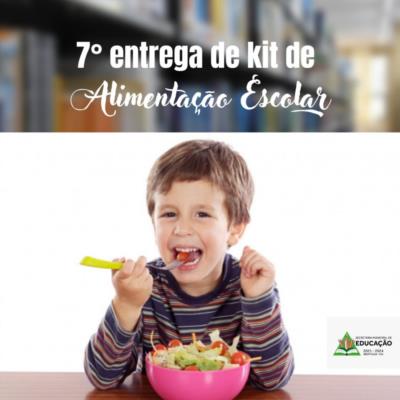 Alunos da rede municipal de ensino receberão o sétimo kit merenda