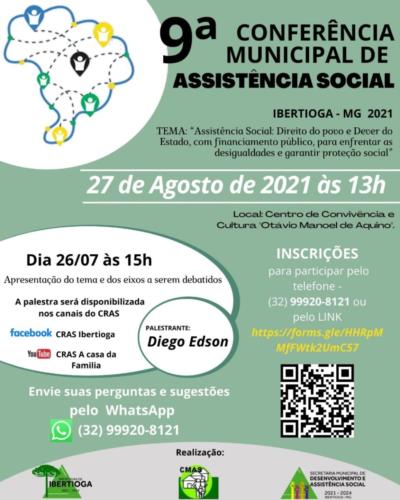 Convite: Participe da IX Conferência Municipal de Assistência Social